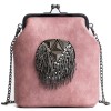 Leather Crossbody Clasp Purse Leather Crossbody Clasp Purse