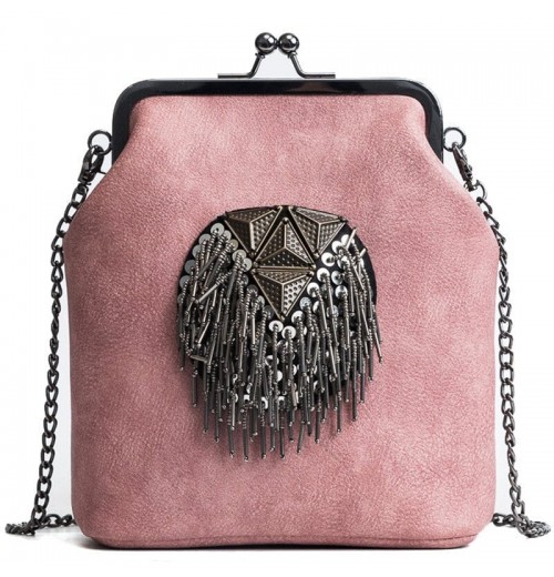 Leather Crossbody Clasp Purse Leather Crossbody Clasp Purse