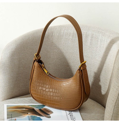 Baguette Leather Shoulder Bag ERIN Baguette Leather Shoulder Bag ERIN