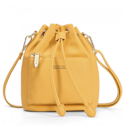 Leather Bucket Shoulder Bag Leather Bucket Shoulder Bag