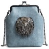 Leather Crossbody Clasp Purse Leather Crossbody Clasp Purse
