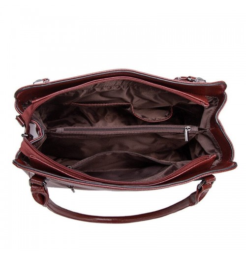 Red Leather Shoulder Bag Red Leather Shoulder Bag