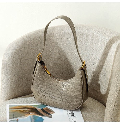 Baguette Leather Shoulder Bag ERIN Baguette Leather Shoulder Bag ERIN