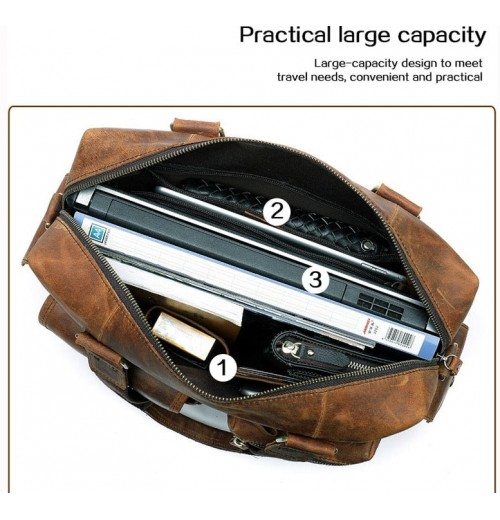 15.6 inch Laptop Bag Brown Leather 15.6 inch Laptop Bag Brown Leather