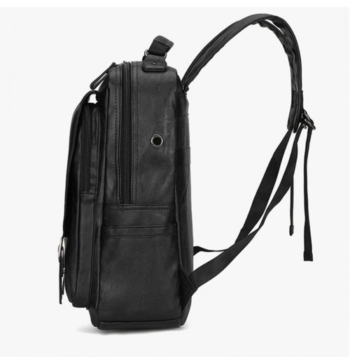 Black Leather Backpack 15 inch Laptop Black Leather Backpack 15 inch Laptop