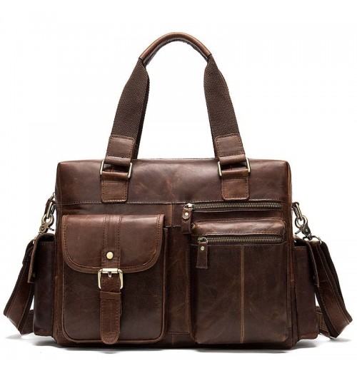 15.6 inch Laptop Bag Brown Leather 15.6 inch Laptop Bag Brown Leather