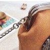 Leather Crossbody Clasp Purse Leather Crossbody Clasp Purse