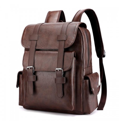 Leather Backpack For 15.6 inch Laptop Leather Backpack For 15.6 inch Laptop