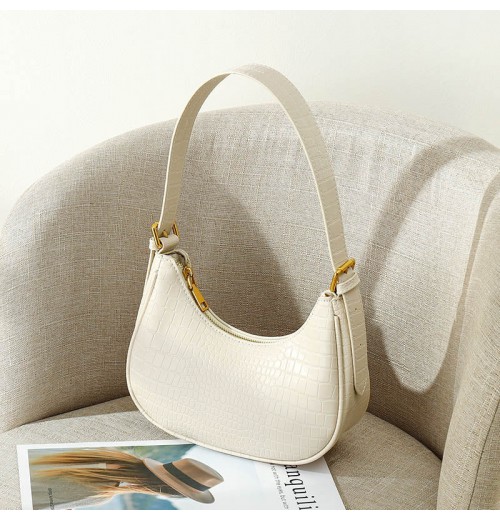 Baguette Leather Shoulder Bag ERIN Baguette Leather Shoulder Bag ERIN