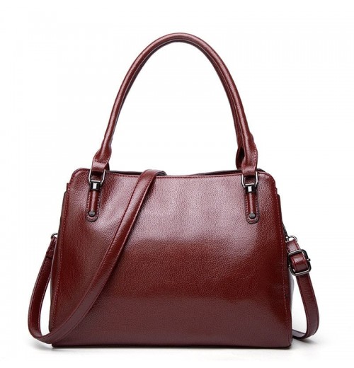 Red Leather Shoulder Bag Red Leather Shoulder Bag