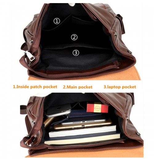 Leather Backpack 15 inch Laptop Leather Backpack 15 inch Laptop