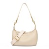 Faux Leather Crossbody Bag With Curb Chain Shoulder Strap Faux Leather Crossbody Bag With Curb Chain Shoulder Strap