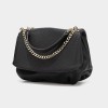 White Shoulder Bag With Chain Strap White Shoulder Bag With Chain Strap
