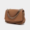 White Shoulder Bag With Chain Strap White Shoulder Bag With Chain Strap