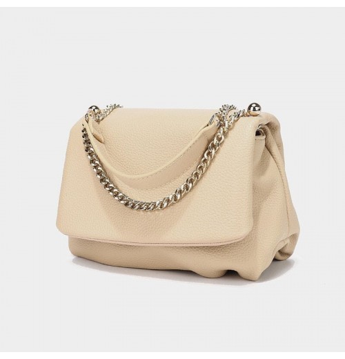 White Shoulder Bag With Chain Strap White Shoulder Bag With Chain Strap