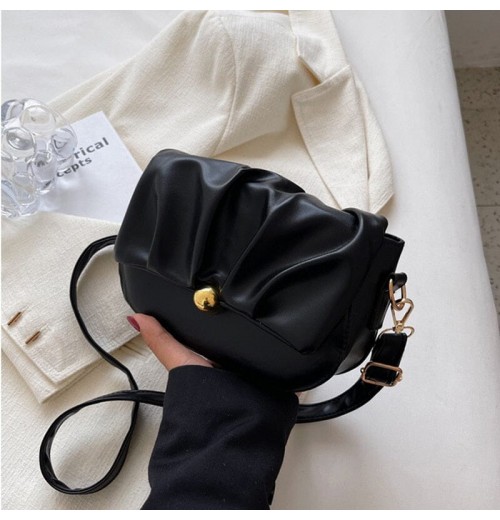 Leather Flap Over Shoulder Bag ERIN Leather Flap Over Shoulder Bag ERIN