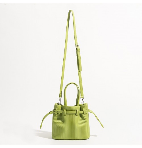 Leather Drawstring Bucket Bag Leather Drawstring Bucket Bag