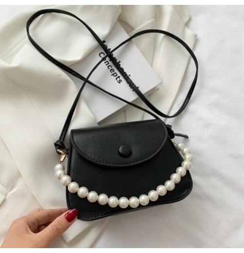 Pearl Beaded Crossbody Bag Pearl Beaded Crossbody Bag